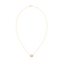Made in Korea: Oval Halo Necklace