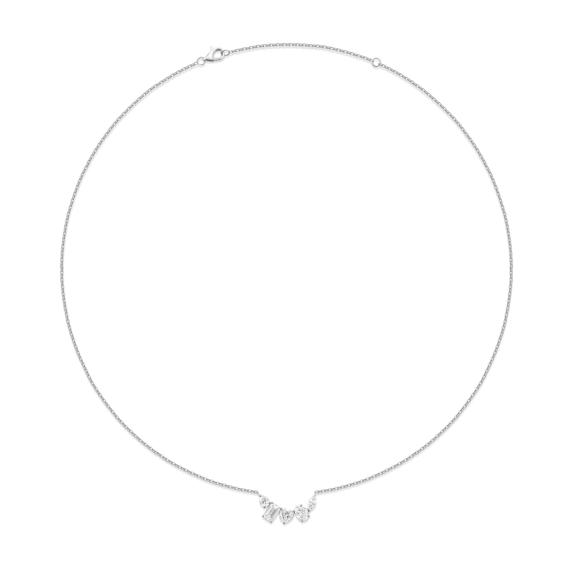 Constellation Multi-Shape Fancy Cut Necklace