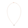 Made in Korea: East West Emerald-Cut Bezel Necklace