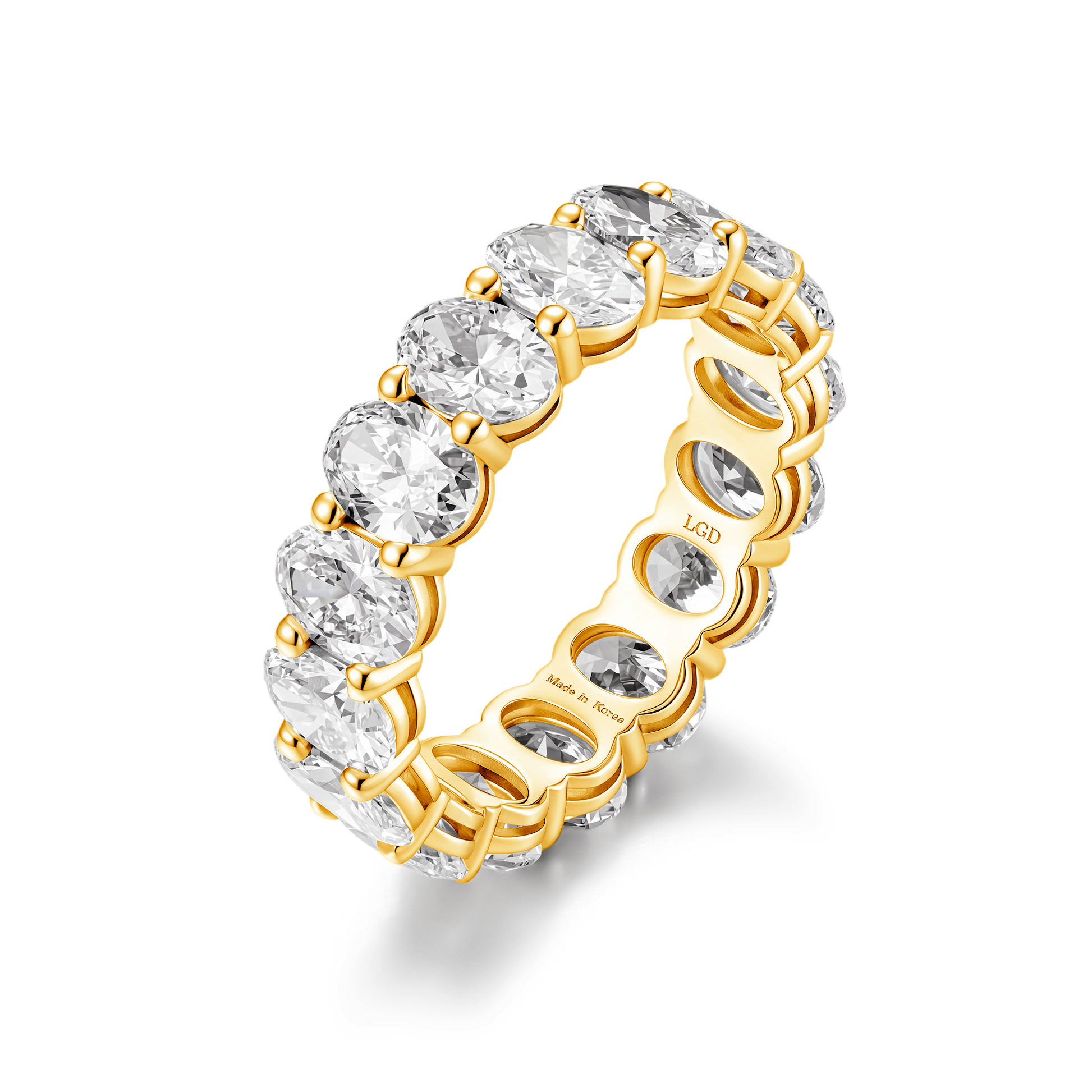 Made in Korea: Oval Eternity Ring