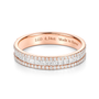 Made in Korea: Princess and Round Diamond Half Eternity Ring
