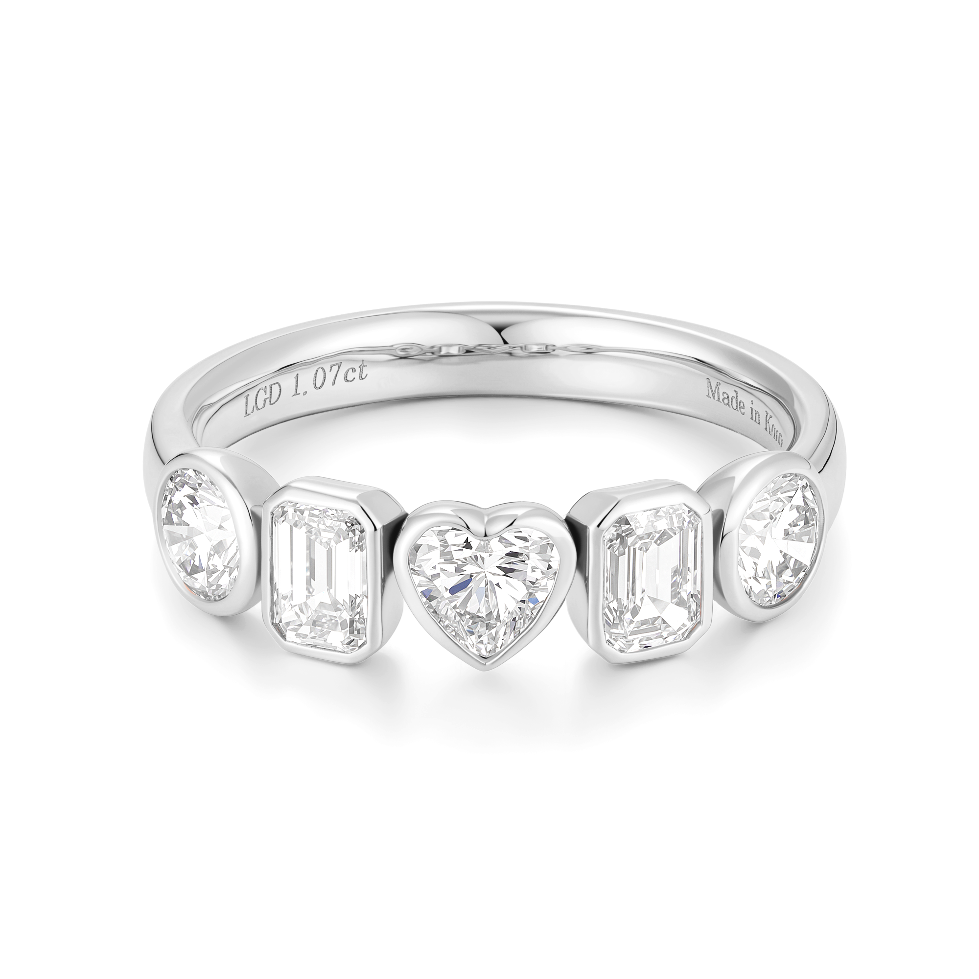 Made in Korea: Multi-shape Bezel Ring