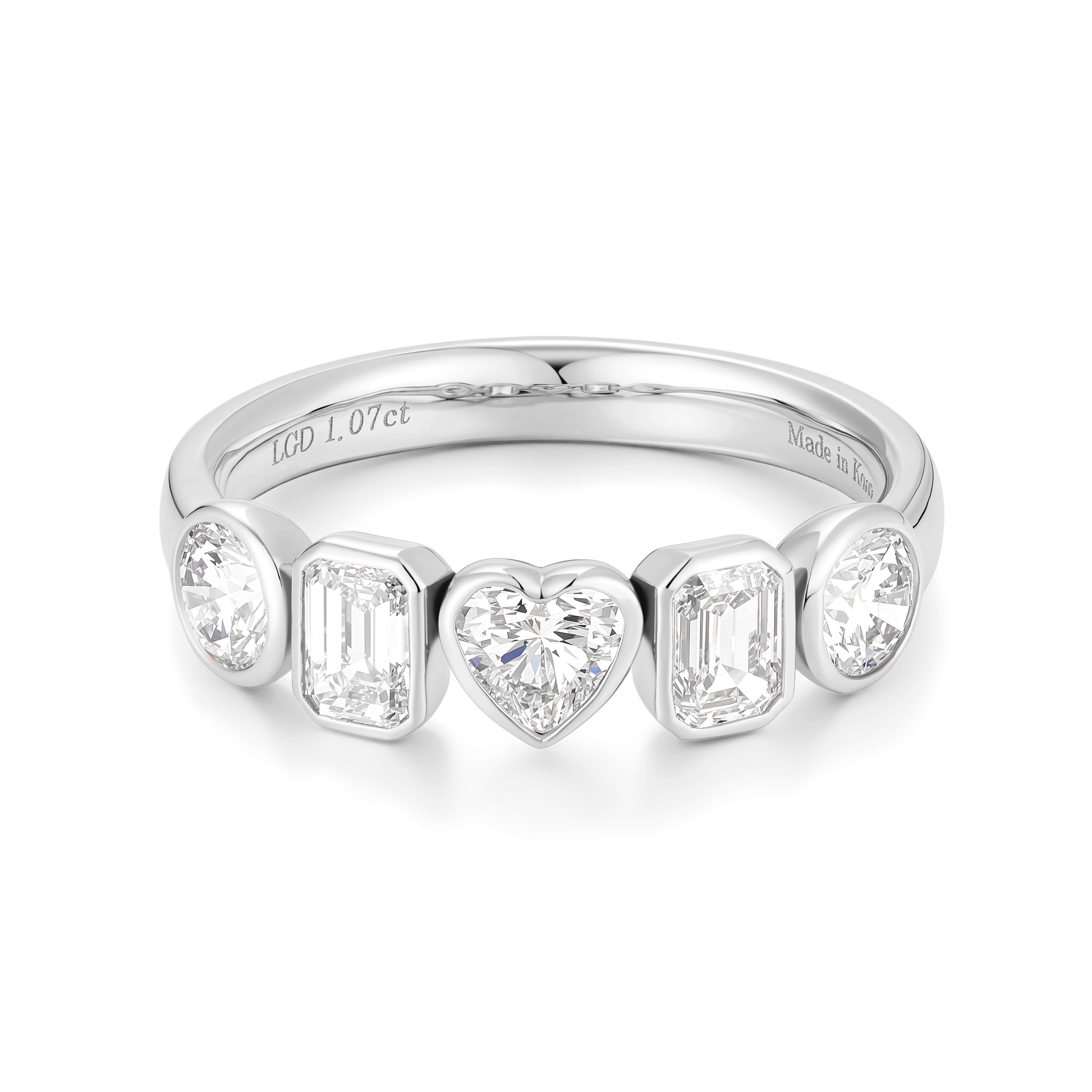 Made in Korea: Multi-shape Bezel Ring