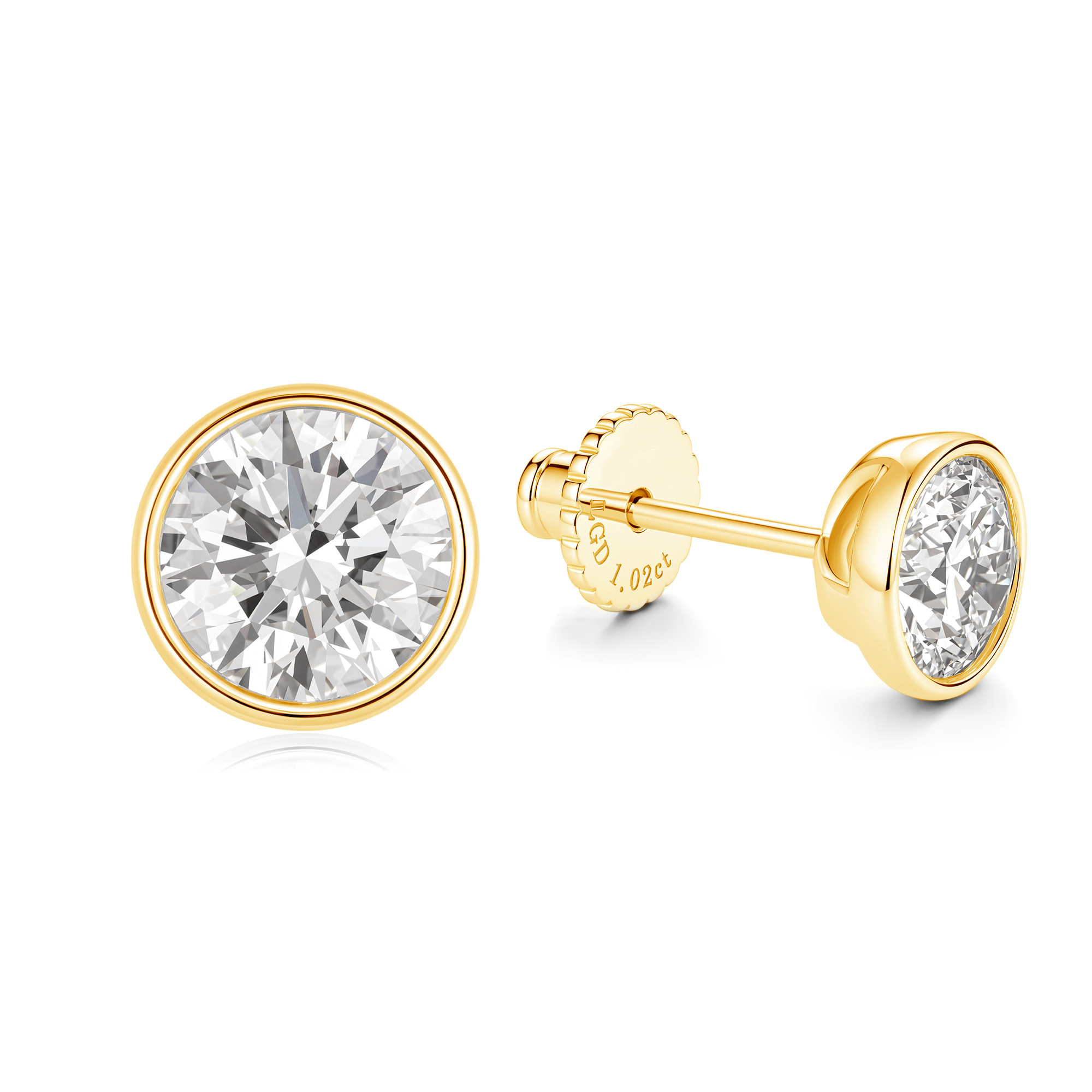 Made in Korea: Round Bezel Studs