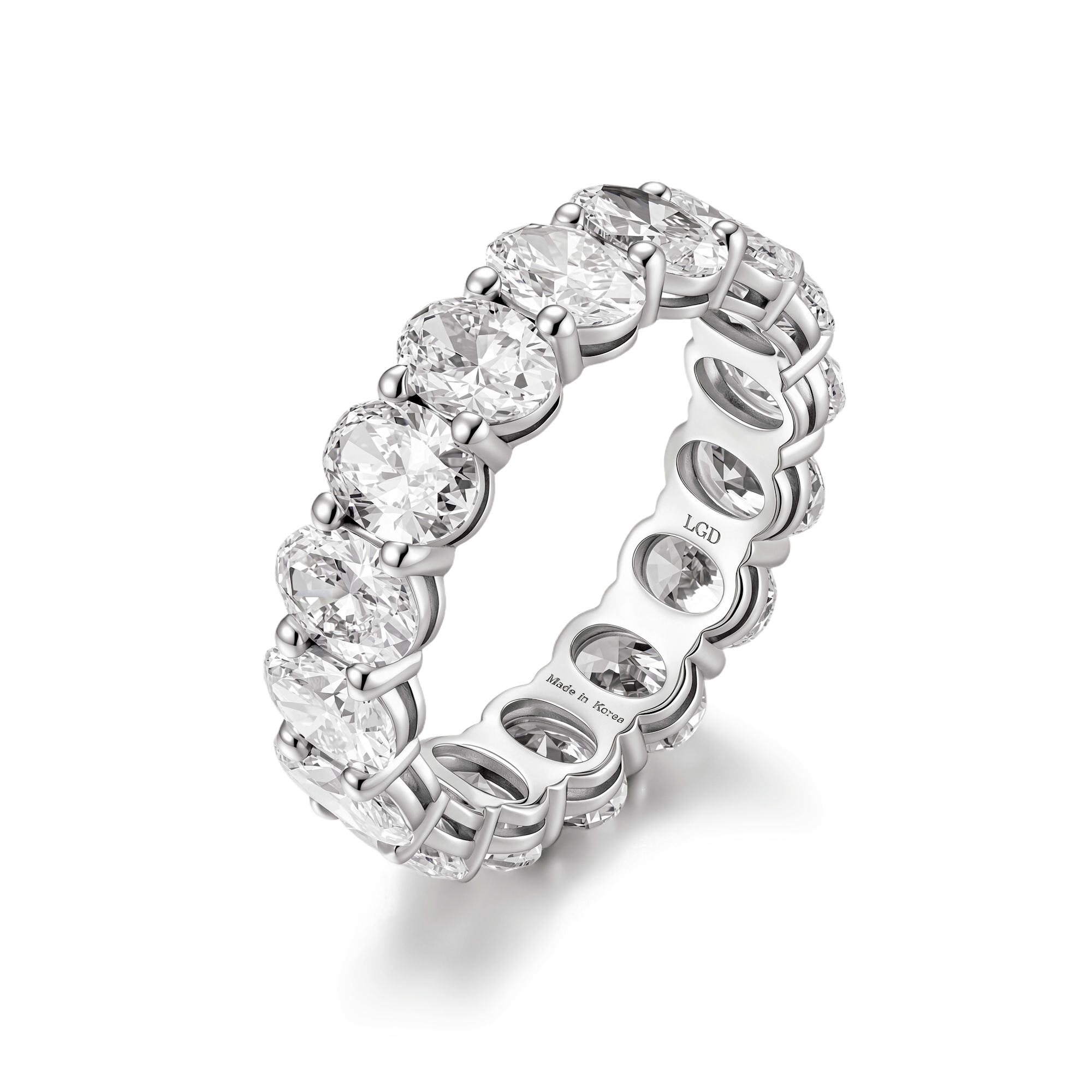 Made in Korea: Oval Eternity Ring