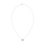 Made in Korea: Oval Halo Necklace