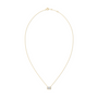 Made in Korea: East West Emerald-Cut Bezel Necklace